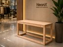 Ver imagem 5 de Banco Modular Neonx Eucalipto 90x30x45cm Tampa Fechada com Pintura:Osmocolor Canela Semi Tran