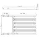Ver imagem 6 de Grelha Tramontina Churrasco Em Aço Inox Com Cabo De Madeira Natural 50x41 Cm Tramontina