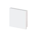 Ver imagem 2 de Kit 5 Rodapés de Poliestireno Arquitech 50007 Liso 7cm 2,40m Branco