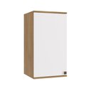 Ver imagem 1 de Armário Aéreo Celeste Kappesberg 100% Mdf 1 Porta Nogueira/branco 40cm