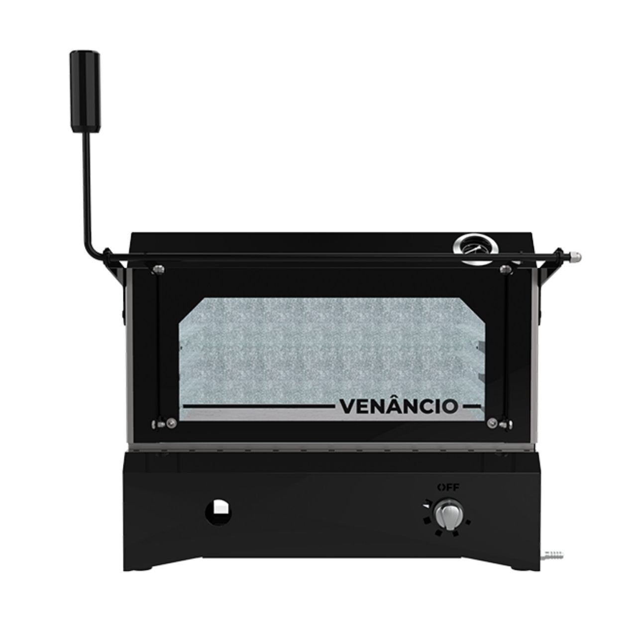 Forno de Lastro Roma 50 a Gás Preto FIRI50 Venâncio - 3