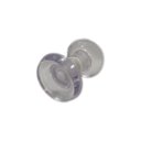 Ver imagem 1 de Puxador redondo médio com furo único para porta de vidro temperado blindex