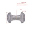 Ver imagem 3 de Puxador redondo médio com furo único para porta de vidro temperado blindex