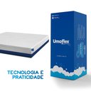 Ver imagem 2 de Colchão na Caixa Casal King Tradição 193x203 Branco Azul D28 Umaflex