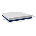 Ver imagem 3 de Colchão na Caixa Casal King Tradição 193x203 Branco Azul D28 Umaflex