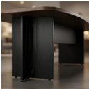Ver imagem 6 de Mesa de Reunião Diretoria Abaulada - 3,20x1,20m - Workstart - Marsala/Preto - 21017