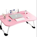 Ver imagem 1 de Mesa para Notebook Usb Ventilador Iluminação Dobravel Rosa