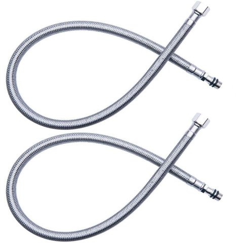Par de Mangueiras Flexíveis Lorben para Torneira Misturador 80 Cm Comprimento