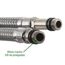 Ver imagem 3 de Par de Mangueiras Flexíveis Lorben para Torneira Misturador 80 Cm Comprimento