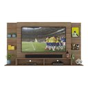 Ver imagem 3 de Painel Tv 60" Com Prateleiras De Vidro Brasil Multimóveis Br2739 Madeirado