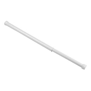 Porta Cortina Box Varão Bastão Banheiro 60cm até 90cm de Aço