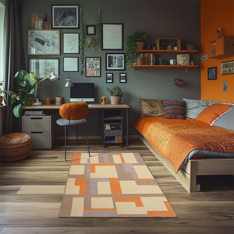 Tapete 100x150cm Herat New Tapetes São Carlos