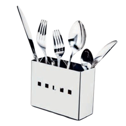Porta Talher Inox - 9702 - 1