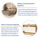 Ver imagem 7 de Cabeceira Queen com Nicho e LED 100% MDF Aurora Yescasa