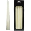 Ver imagem 2 de Conjunto 6 Vela Decoração Natalina Branca para Castiçal 21cm