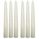 Ver imagem 1 de Conjunto 6 Vela Decoração Natalina Branca para Castiçal 21cm