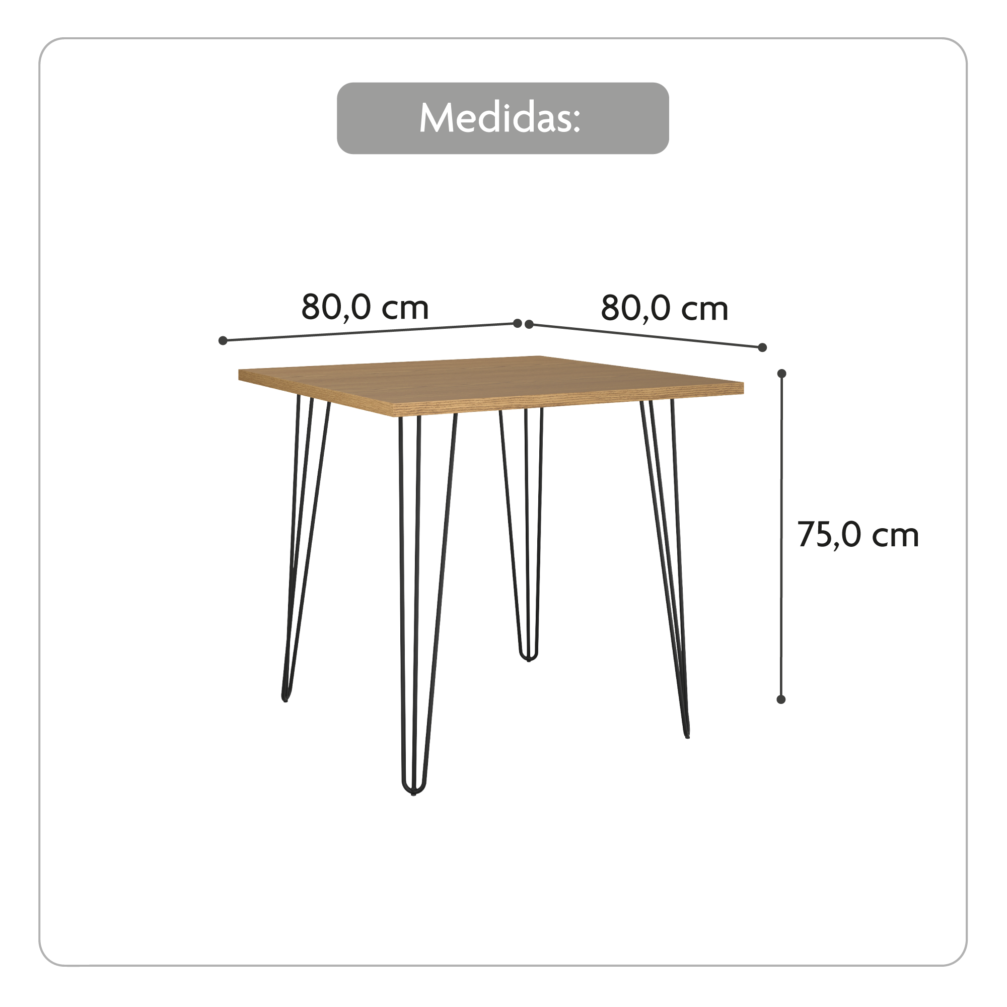 Mesa Jantar Ametista 4 Lugares - 3