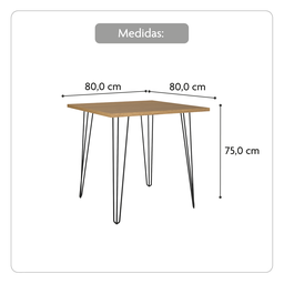 Mesa Jantar Ametista 4 Lugares - 3