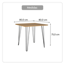 Ver imagem 3 de Mesa Jantar Ametista 4 Lugares
