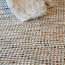 Ver imagem 7 de Tapete Artesanal Kilim Disha Marfim Mescla 140 x 200