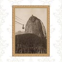 Ver imagem 2 de Quadro Moldura Dourada Rio de Janeiro 45x34cm:com Vidro