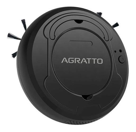 Aspirador de Po Robo Praticci Preto 3 em 1 Usb 3.7v Agratto