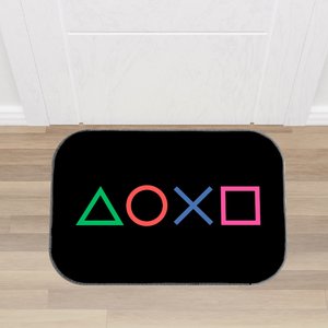 Tapete de Entrada Estampas Divertidas Antiderrapante Playstation