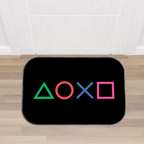 Tapete de Entrada Estampas Divertidas Antiderrapante Playstation