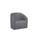Ver imagem 2 de Kit 2 Poltronas Decorativa Julia Veludo Cinza - Lm Decor