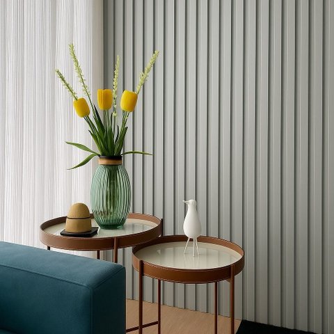 Painel Ripado 2,7m X 20cm Cinza Und