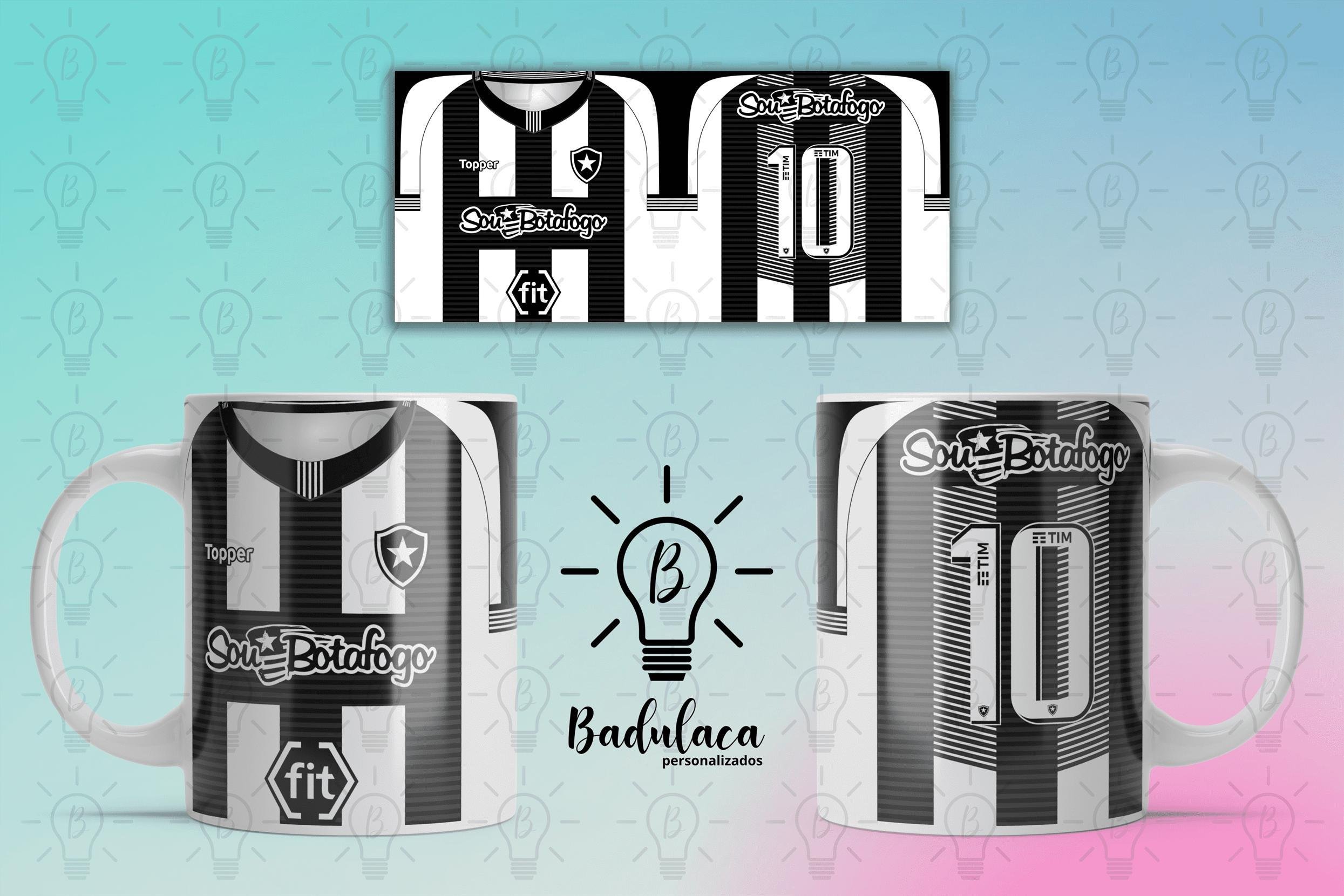 Caneca Branca Esporte Futebol Botafogo - 1
