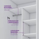 Ver mais imagens de Guarda-Roupa Modulado Infantil com LED 3 Peças 5 Portas Wave Casatema MadeiraOriginals Branco/Marrom
