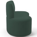 Ver imagem 3 de Sofá 2 Lugares 140cm Orgânico para Sala de Estar Living Larissa L02 Suede Verde Musgo - Lyam Decor