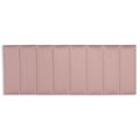 Ver imagem 3 de Cabeceira Queen Modulada Reta Cama Box Veludo Nude