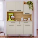 Ver imagem 2 de Armário de Cozinha Compacta 132cm Stella Freijó/soft Z06 - Mpozenato