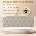 Ver imagem 4 de Cabeceira Estofada Kelly Dobrável Box Casal 1,40cm Suede- Bege