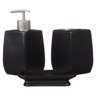 Kit Banheiro Lavabo P/ Sabonete Líquido Escova Black / 105 - 2