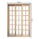 Ver imagem 7 de Porta Balcão de Correr de Madeira Cedro Arana Purgato Reto Bat.14 Cm- 2.15 (a) X 1.50 (l)