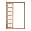 Ver imagem 1 de Porta Balcão de Correr de Madeira Cedro Arana Purgato Reto Bat.14 Cm- 2.15 (a) X 1.50 (l)