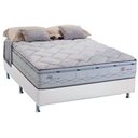 Ver imagem 1 de Cama Box Casal: Colchão Molas Herval Maxspring Oslo + Base Crc Courano White(138x188)