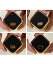 Ver imagem 4 de Porta Temperos Galheteiro Condimentos Dourado Suporte 4pçs