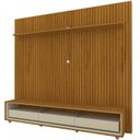 Ver imagem 3 de Rack com Painel Ripado para Tv até 85 Polegadas 3 Gavetas com Rodízios 230cm Requinte/nobre 100% MDF