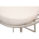 Ver imagem 3 de Banqueta Sunset Baixa Cadeira Metal Champanhe Luxo Colorido/Off White