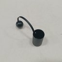 Ver imagem 5 de Castiçal Decorativo de Metal Preto 6x9x2cm Porta Vela Mesa Jantar Decoração Sala