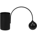 Ver imagem 1 de Castiçal Decorativo de Metal Preto 6x9x2cm Porta Vela Mesa Jantar Decoração Sala