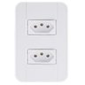 Tomada Tablet Universal 20a Dupla Afastada Tramontina - 1