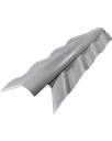 Ver imagem 1 de Cumeeira Lateral Articulada Pvc Colonial Cinza (par)