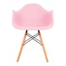 Cadeira Charles Eames Eiffel Com Braço - Rosa - 7
