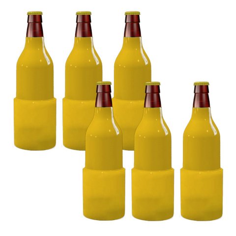 Kit 12 Porta Garrafa Cerveja Térmico Gel Fri-ice Conserva P/ 2 Horas
