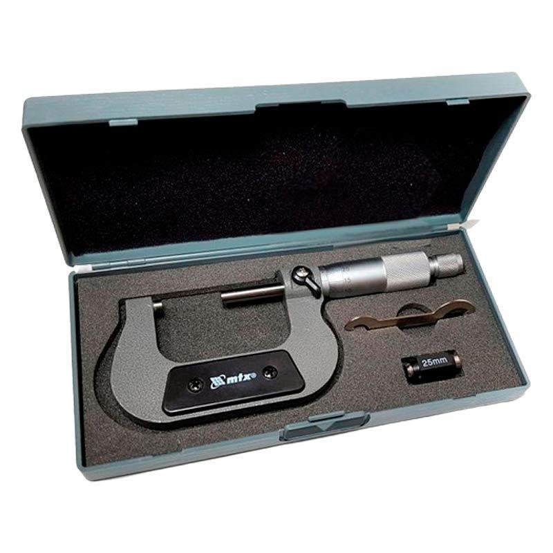 Kit Paquímetro Digital 6 Pol + Micrômetro Externo Analógico de 25 a 50MM MTX - 5